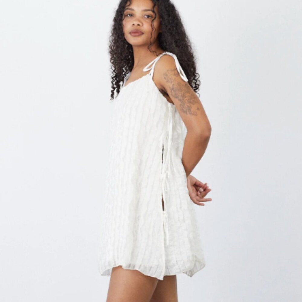 Lisa Says Gah Tara Tie Minidress (Large)